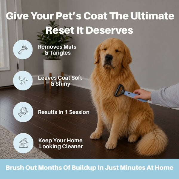 The Pet Parlour™ Premium Deshedding Brush