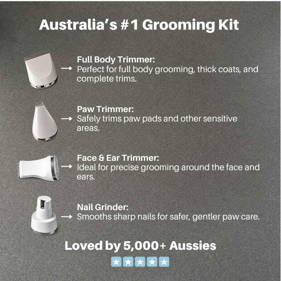 The Pet Parlour™ Premium 4-in-1 Grooming Kit